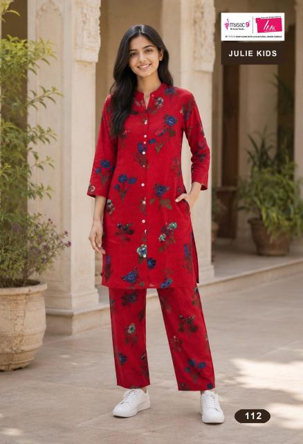 Mystic9 julie (kids) vol 1 coord set wholesale clothing india online